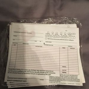 Marykay order forms